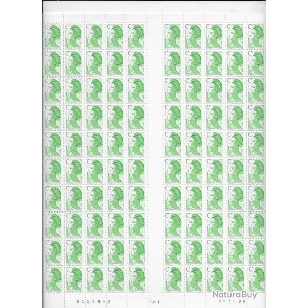 planche enti�re de timbres neufs Fran�ais 3
