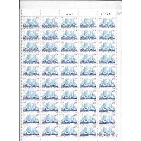planche enti�re de timbres neufs Fran�ais 7