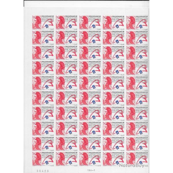 planche enti�re de timbres neufs Fran�ais 13