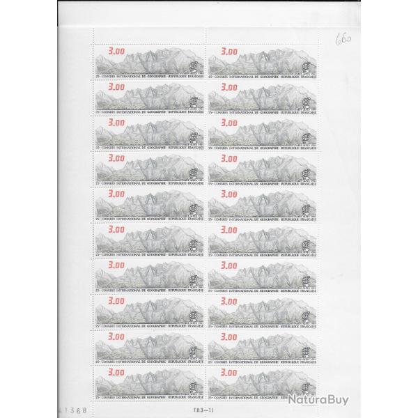 planche enti�re de timbres neufs Fran�ais 16