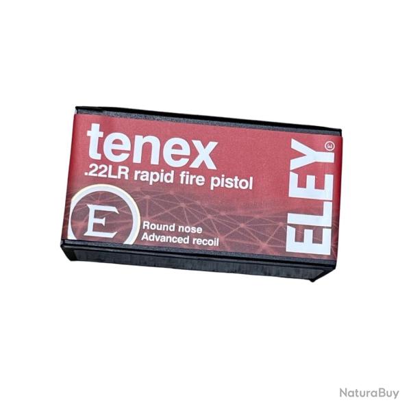 Balle munition 22lr ELEY tenex rapid fire pistol par 50