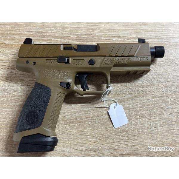 Super Offre ! Pistolet Beretta APX Compact Tactical Filt - Optic Ready - OD Green - 9mm - 34202276