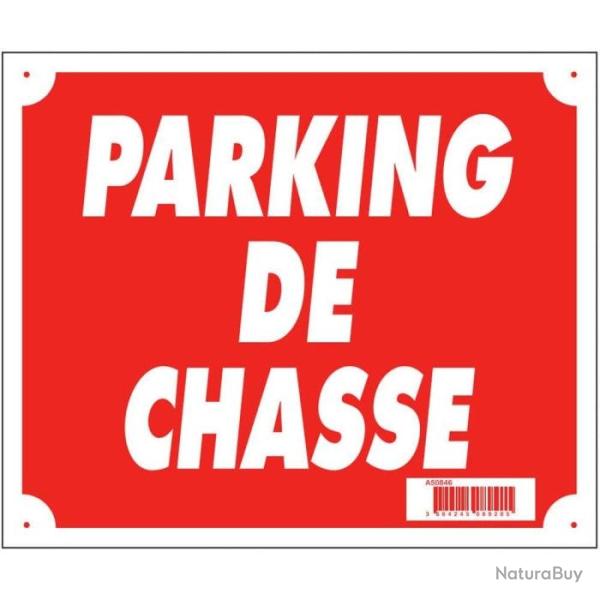 Panneaux Akilux Europarm " Parking de chasse " 30 x 25 cm