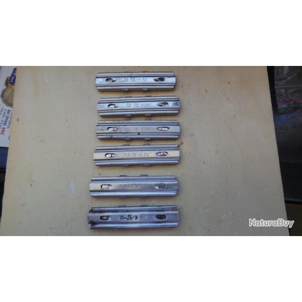 LOT DE 6 LAMES CHARGEURS POUR MAS 36