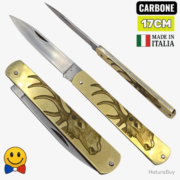 COUTEAU FRARACCIO CERF LAITON CARBONE