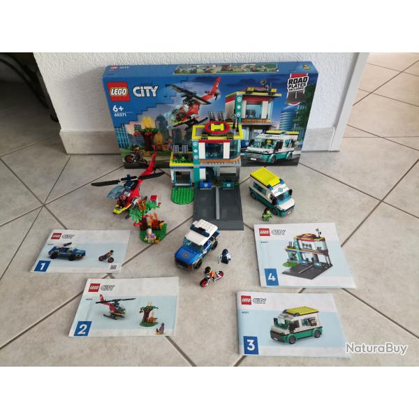 Lego City, le QG des v�hicules d'urgence, r�f�rence no 60371