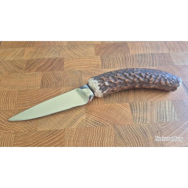 couteau  steak bois de cerf