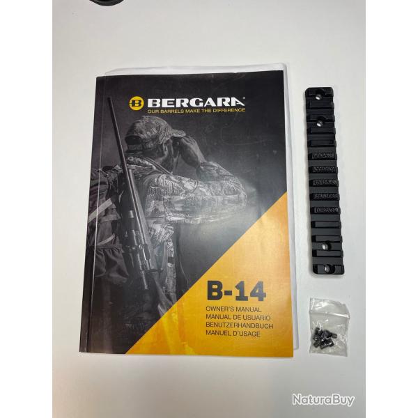 rail Picatinny acier 40 moa