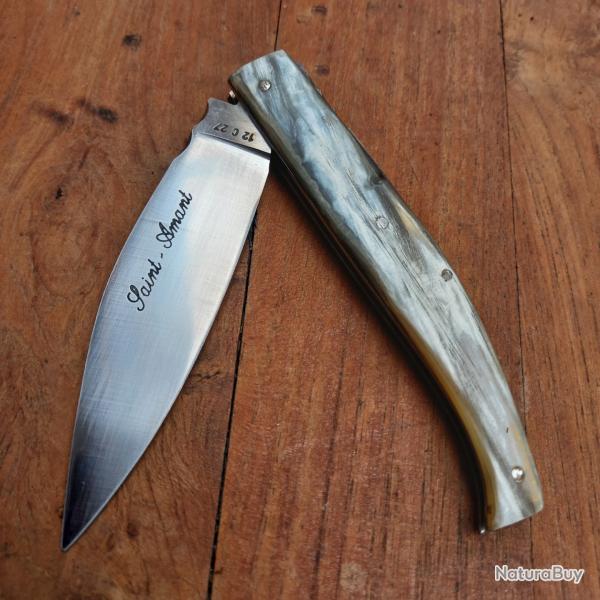 Couteau Rgional LE SAINT AMANT Manche en Corne