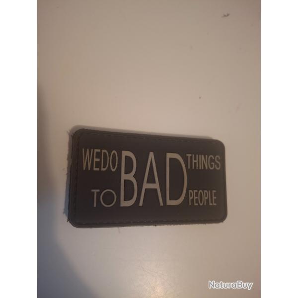 Patch wedo things to bad people
