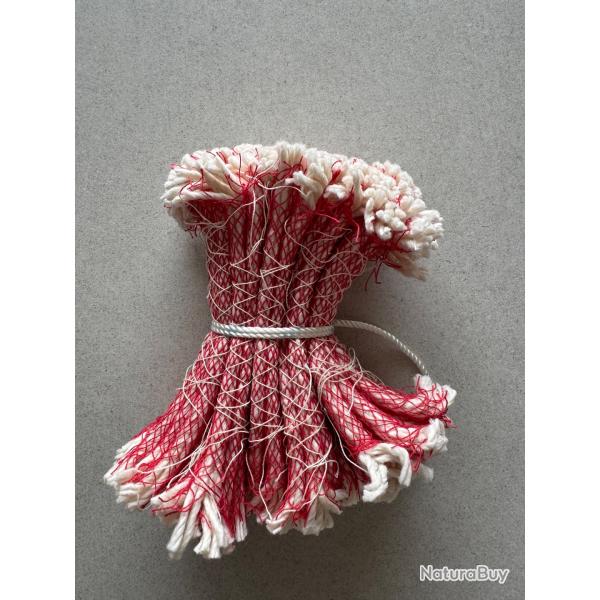 Lot de 80 m�ches Netarm rouges calibres 5.5 � 6.5 mm