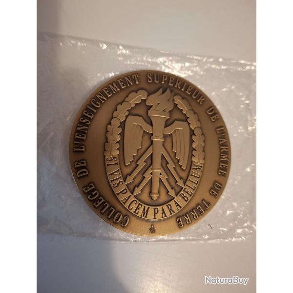 M�daille coll�ge de l'enseignement sup�rieur de l'arm�e de terre.