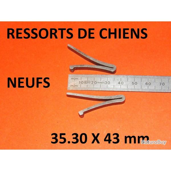 paire ressorts de chiens NEUFS fusil 35.30X43 mm juxtapos� hammerless - VENDU PAR JEPERCUTE (GE351)