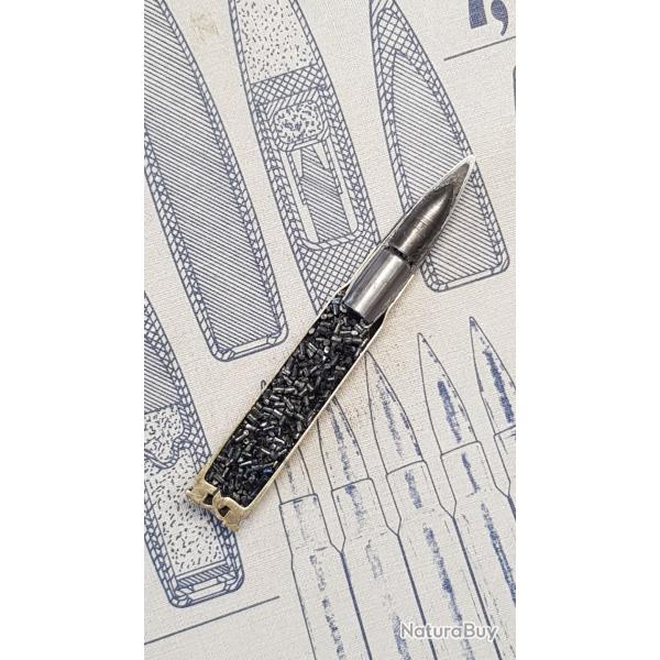 7,92 Mauser S.m.K. L'Spur Verb. etui laiton didactique