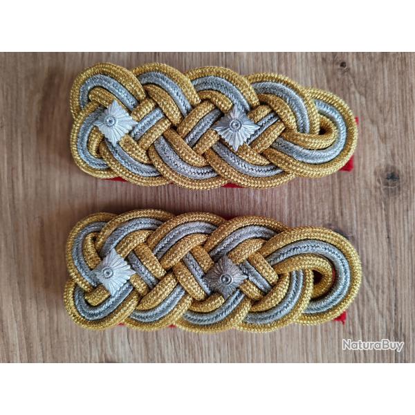 PAIRE DE PATTES D PAULE DE GENERAL D INFANTERIE