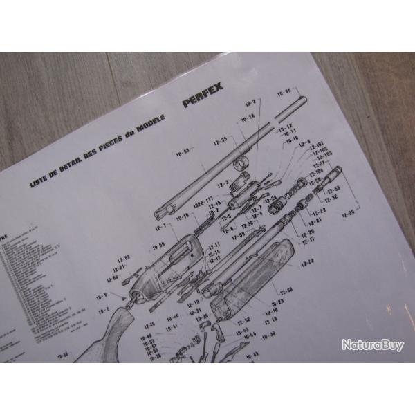 Affiche /Notice/ Eclat� de MANUFRANCE PERFEX