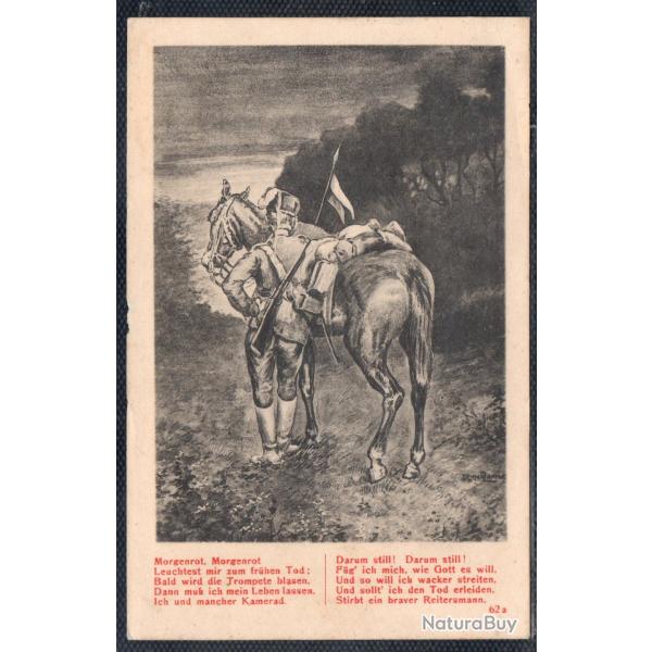 CPA - illustrateur, belle carte illustr�e de soldat Allemand N�4057