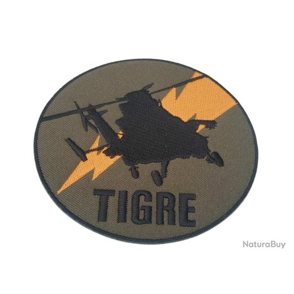 Path brod� H�licopt�re de Combat Tigre - 100 mm � coudre ou � coller au fer 4a.