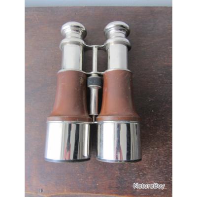 Paire De Jumelles Ancienne Vintage Chevalier Opticien Paris Avec Son Etui
