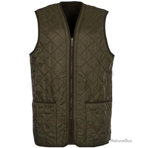 Gilet Polarquilt Waistcoat Zip Olive Barbour