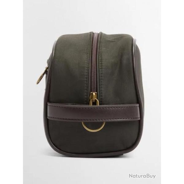 Wax Washbag Olive / Beacon Barbour