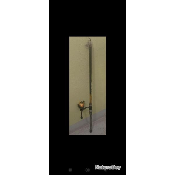 Moulinet neuf + lancer Dam. Canne puissante avec manche tudi pour le combat