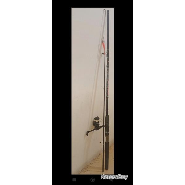 100% pr�t � p�cher : tresse+ leurre plomb� +ensemble �tat neuf Zack mod�le Mikado 240, 10-30g