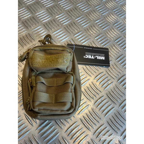 petite sacoche porte cl� assaut mil-tec coyote