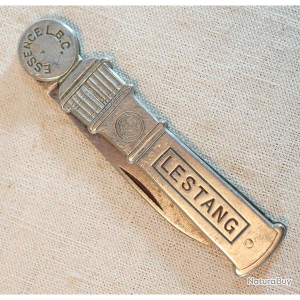 AUTOMOBILIA - rare Canif pompe  essence LESTANG essence LBC ref CAB25CNR003