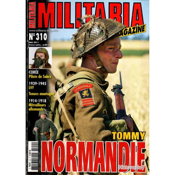 Militaria magazine 310 pilote de sabre, mg troupe 14-18, alpins en scandinavie, wessex division