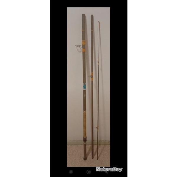 Rare: de la grande marque Atlas, ultra-l�g�re canne � p�che - lancer de 3,30m id�ale pour prospecter