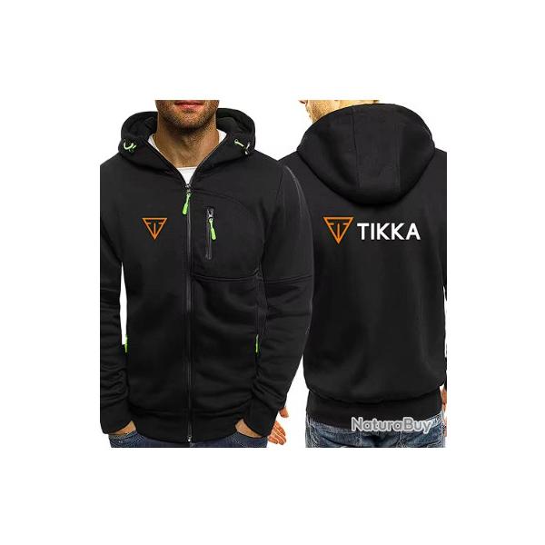 Sweat TIKKA noir LIVRAISON GRATUITE