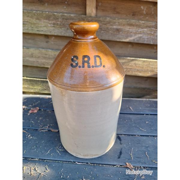 Bombonne Cruche SRD Arm�e Britanique 1940 Rhum Gin ww2