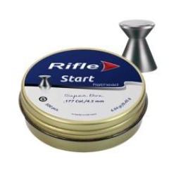 Bo&icirc;te de 500 plombs Rifle Start Calibre 4,5mm t&ecirc;te plate