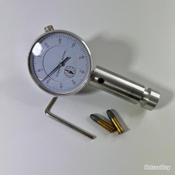 Outil de mesure bourrelet munitions 22LR