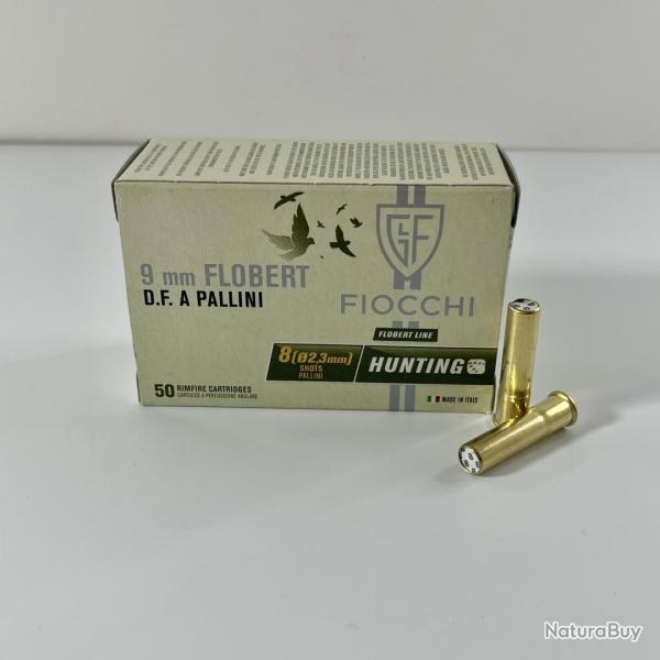 Cartouches Fiocchi 9mm Flobert N8 x50