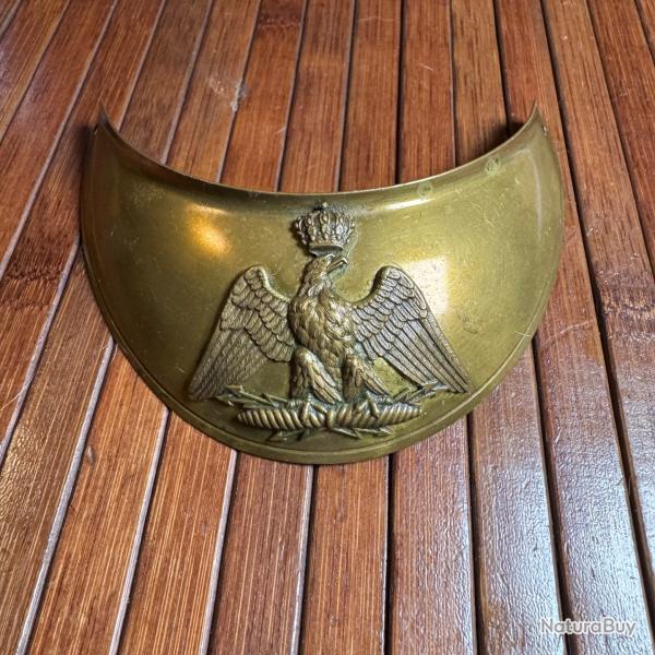 HAUSSE-COL D'OFFICIER D'INFANTERIE OU D'INFANTERIE DE LA GARDE IMP�RIALE, MOD�LE 1854, SECOND EMPIRE