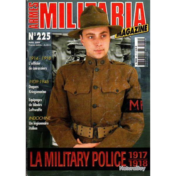 Militaria magazine 225 officier des cuirassiers 14-18, dague d'officier de marine, radios us army,