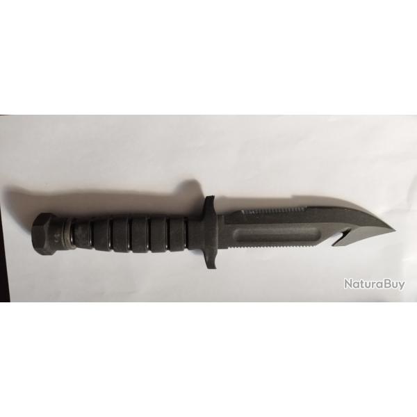 ONTARIO KNIFE CO. SPEC PLUS SP-24 USN-1 COUTEAU � LAME FIXE FABRIQU� AUX �TATS-UNIS JAMAIS UTILIS�
