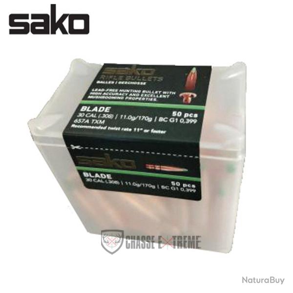 50 Ogives SAKO Blade Pro Tec Cal 6.5mm 140gr