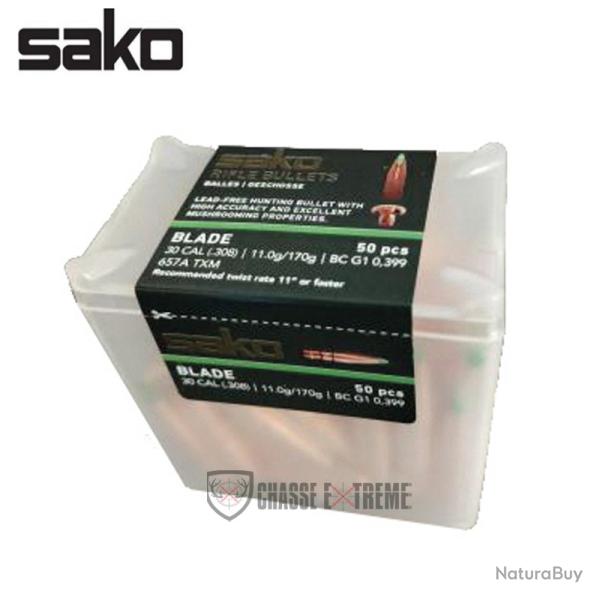 100 Ogives SAKO Blade Pro Tec Cal 30/308 120gr