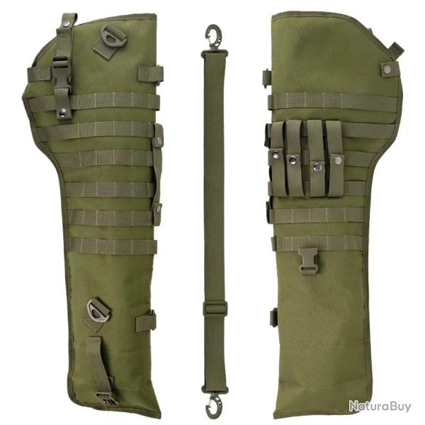 Sac fourreau pour fusil tactique �tui de transport pour fusil syst�me molle vert arm�