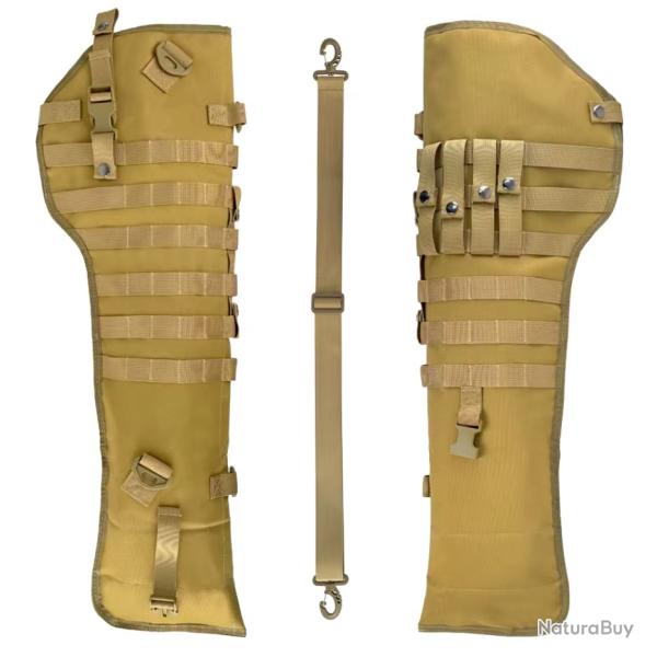 Sac fourreau pour fusil tactique �tui de transport pour fusil syst�me molle couleur d�sert