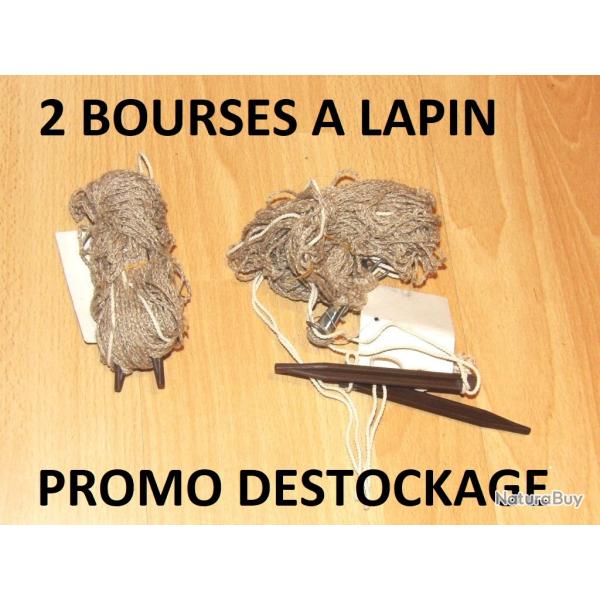 DERNIER LOT de 2 BOURSES A LAPIN � 15.00 Euros !!!!!!!!!! - VENDU PAR JEPERCUTE (GE355)