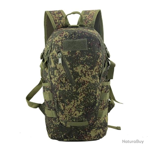Sac  Dos Tactique 35L Etanche Camouflage Randonne Chasse Voyage Sport Militaire Vert Camo
