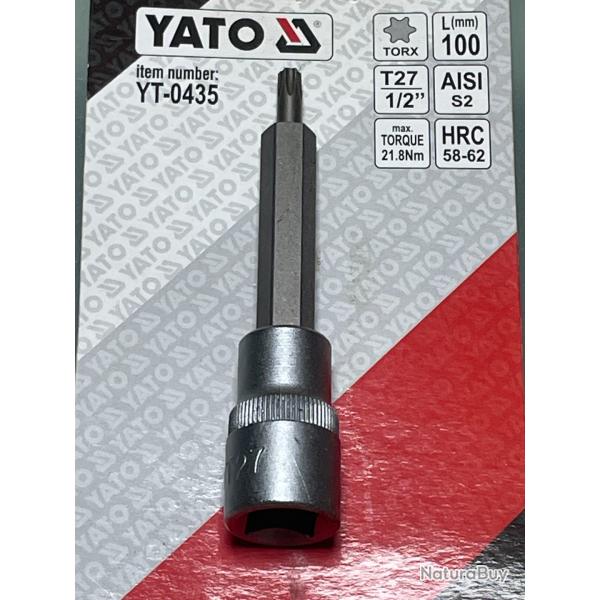 embout torx sur douille T27