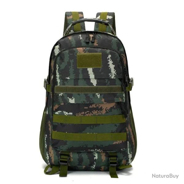 Sac  Dos Tactique 50L Etanche Grande Capacit Lger et Rsistant pour Sport Escalade plein air Camo