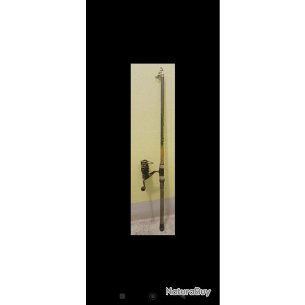 Lancer Dam + moulinet neuf (jamais servi) 14 RB. Canne puissante avec manche tudi pour le combat