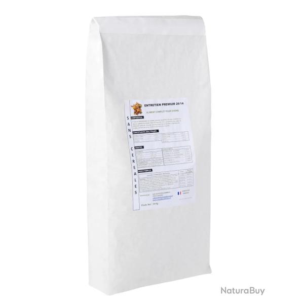 1 paquet de croquettes de 14 kg/ ENTRETIEN PREMIUM 26/14 (sans c�r�ales)