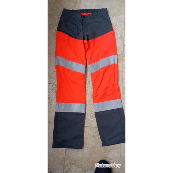 Pantalon de travail Br�tancourt (EPI) haute visibilit� Neuf Taille 2XL